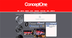 Desktop Screenshot of conceptonewheels.com